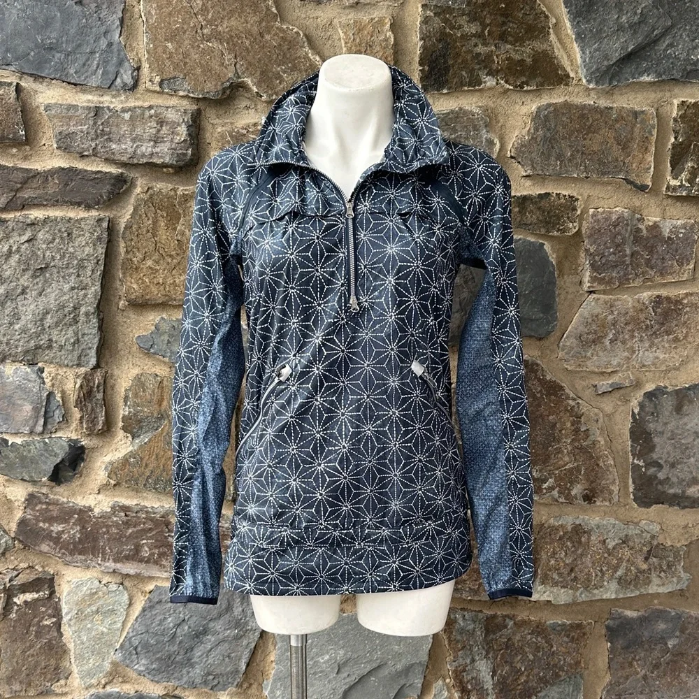 Lululemon Miss Misty Pullover Exploded Sashico Star Inkwell Ghost size 6